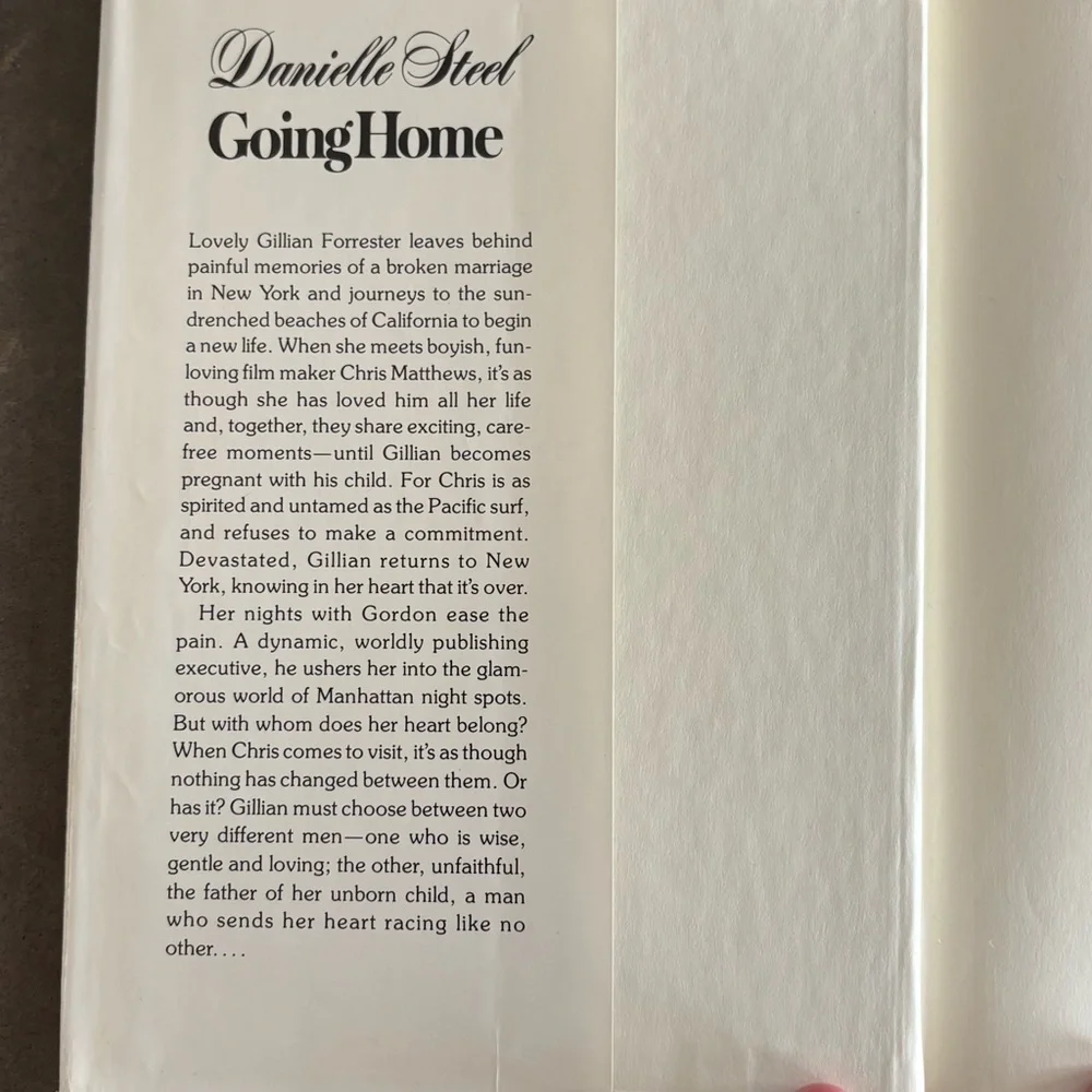 Going Home" By Danielle Steel (1973) Hardcover Her First Book Romance Fiction - Picture 4 of 5